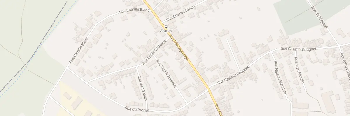 Plan du 23 Rue Léo Lagrange à Wingles