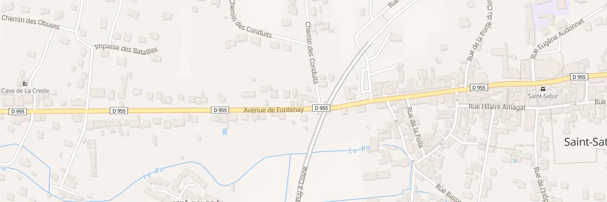 Plan du 6 Av de Fontenay à Saint-Satur