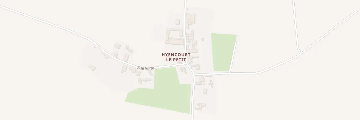 Plan du 2 Rue Verte à Hypercourt