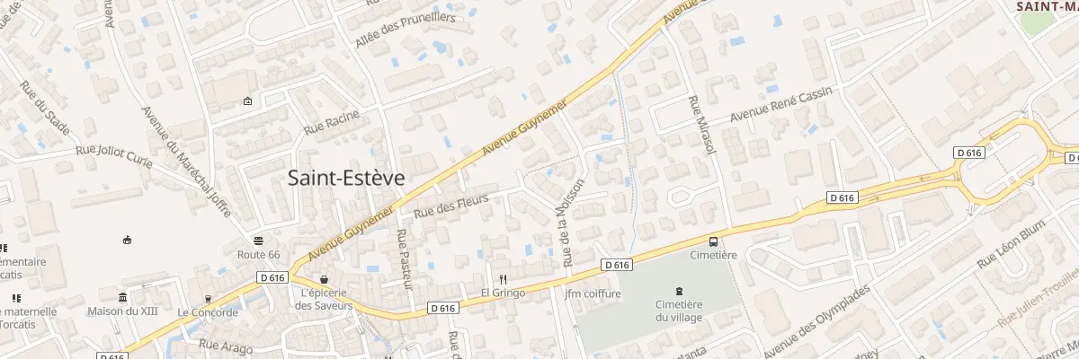 Plan du 6 All des Bles à Saint-Estève