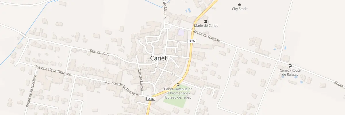 Plan du 1 Imp des Deux Rues à Canet