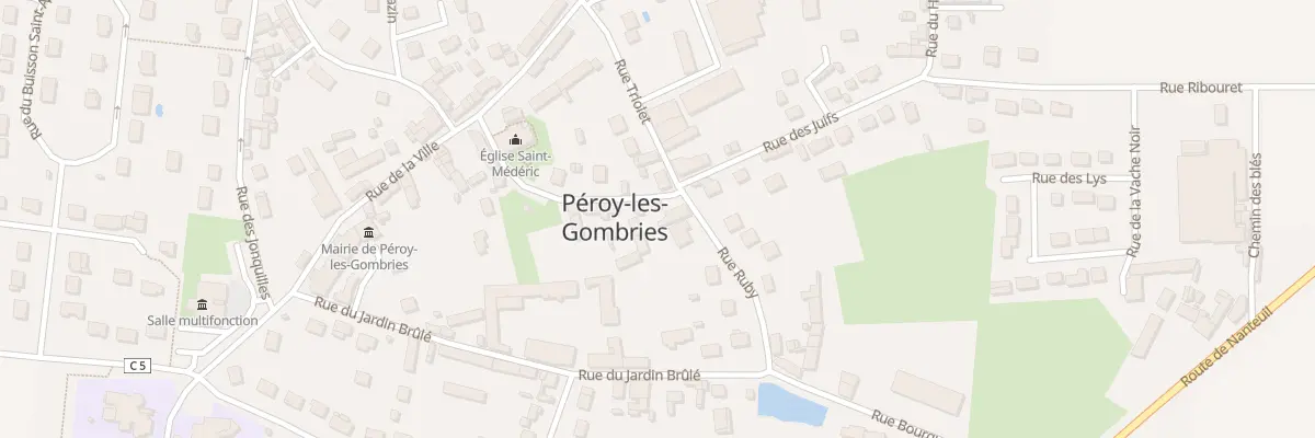 Plan du 146 Rue de l’Eglise à Péroy-les-Gombries