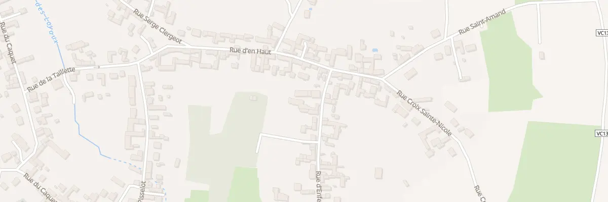 Plan du 320 Rue d’Enfer à Chevincourt