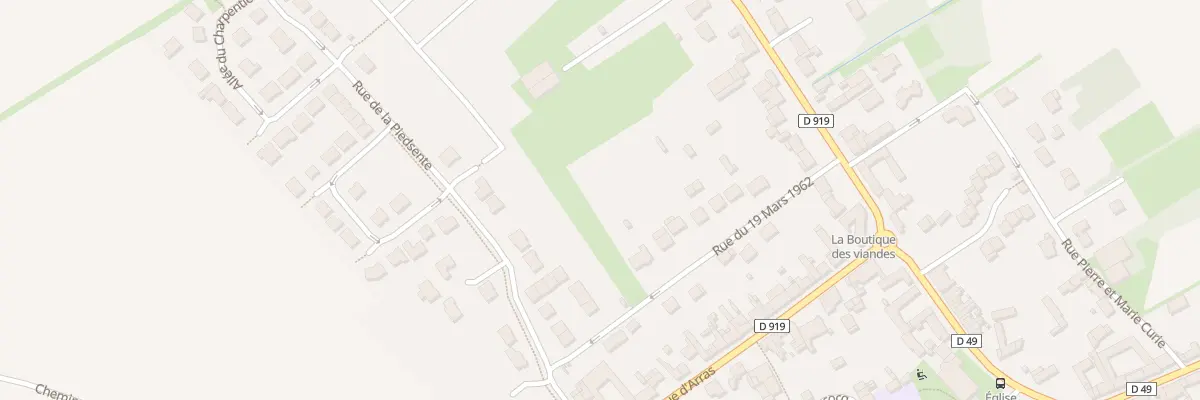 Plan du 14 Rue du 19 Mars à Bailleul-Sir-Berthoult