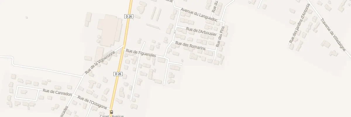 Plan du 8B Rue de Figueroles à Canet