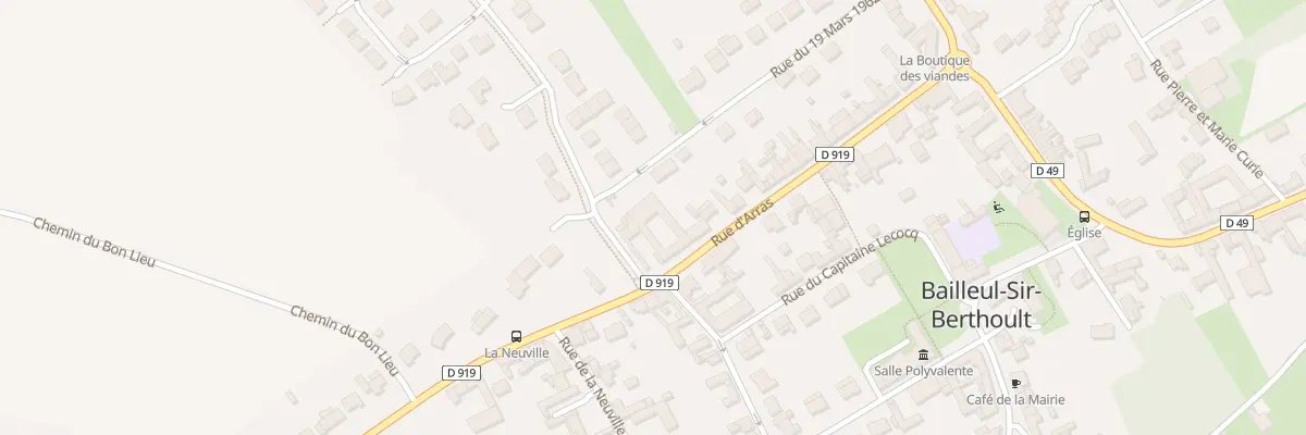 Plan du 238 Rue d’Arras à Bailleul-Sir-Berthoult