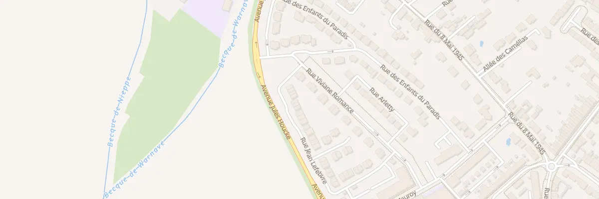 Plan du 261 Rue Jean Lefebvre à Nieppe