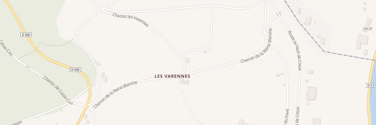 Plan du 757 Les Varennes à Sancerre