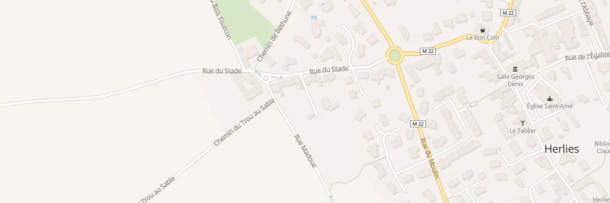 Plan du 18 Rue du Stade à Herlies