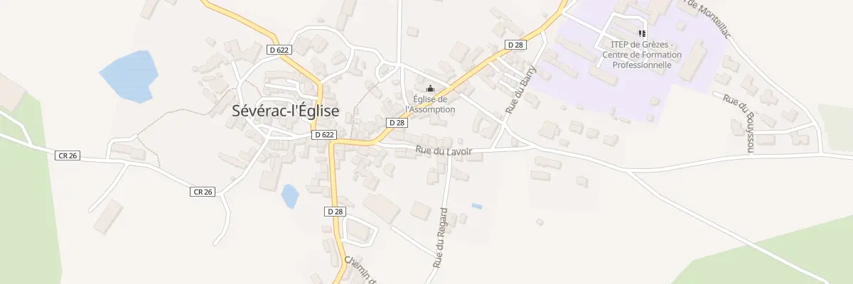 Plan du 37 Rue du Lavoir à Laissac-Sévérac l’Église