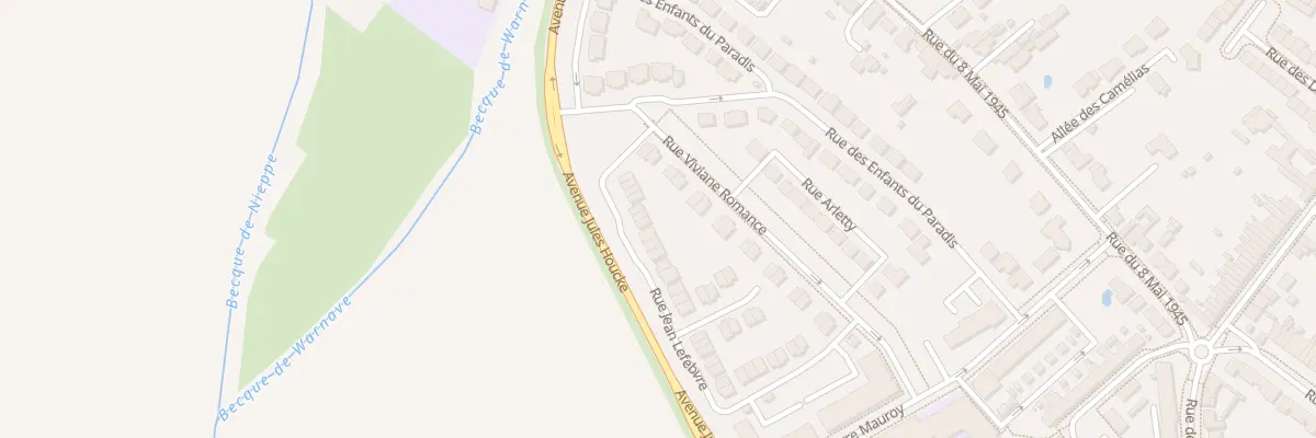 Plan du 249 Rue Jean Lefebvre à Nieppe