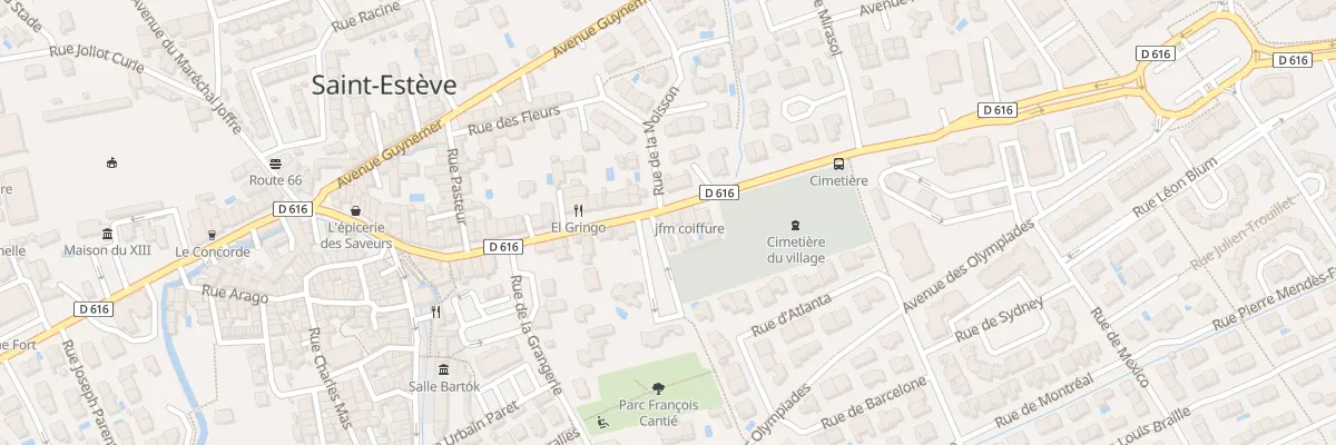 Plan du 36 Av Gilbert Brutus à Saint-Estève