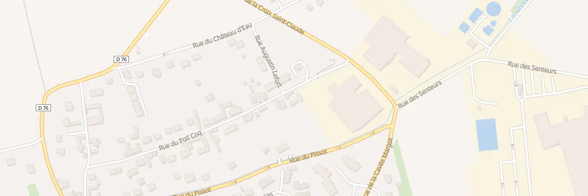 Plan du 28 Rue du Poil Coq à Lassigny