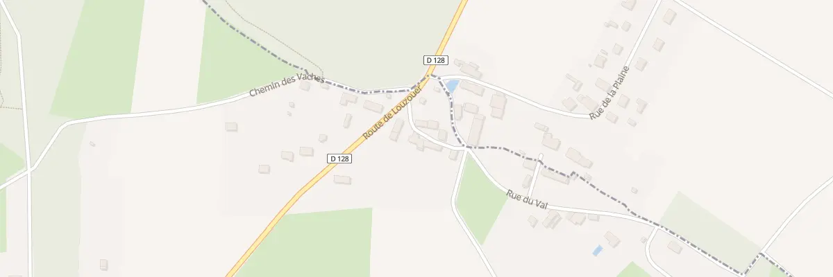Plan du 395 Rte de Louzouer à La Chapelle-Saint-Sépulcre