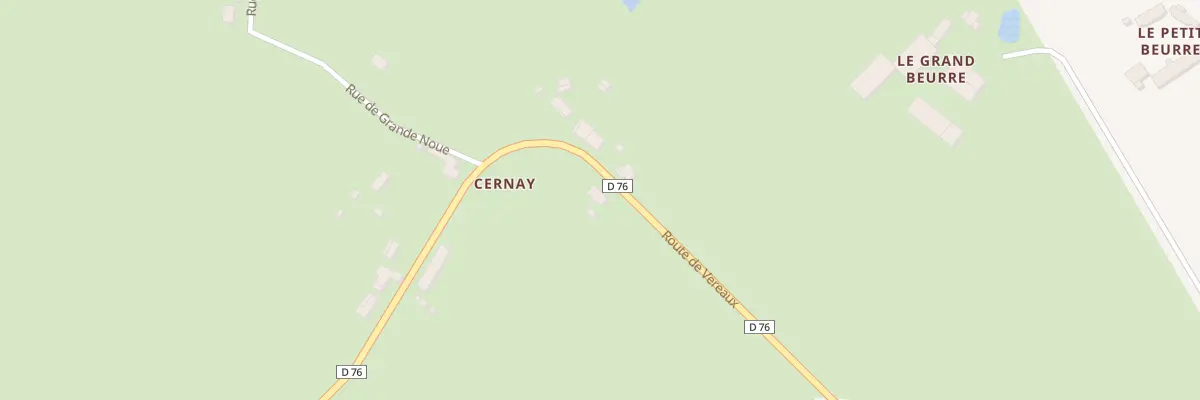 Plan du 140 Cernay à Sagonne