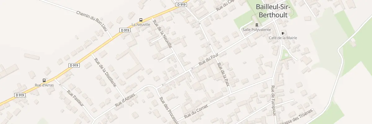 Plan du 11 Rue de la Neuville à Bailleul-Sir-Berthoult