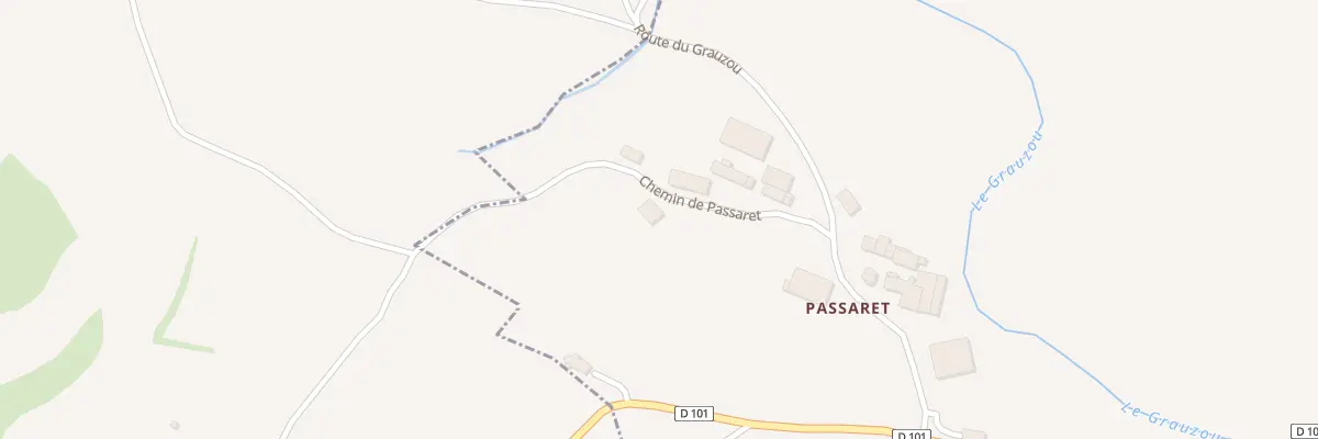 Plan du 5088 Passaret à Gissac