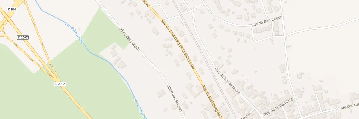 Plan du 27 Rue du Faubourg Villeneuve à Bonny-sur-Loire
