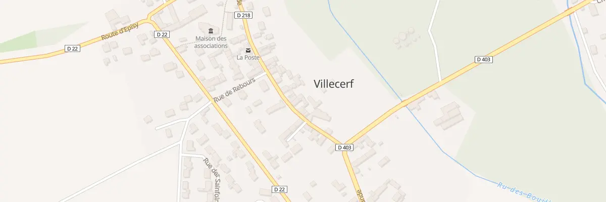 Plan du 81 Rue Grande à Villecerf