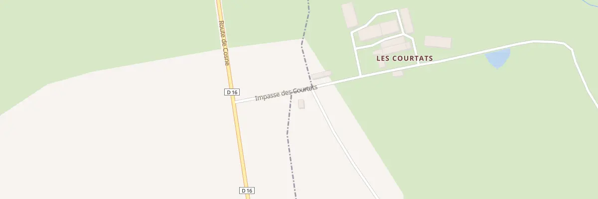 Plan du 5115 Les Courtats à Tortezais