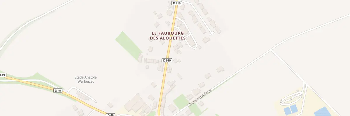 Plan du 574 Rue d’’Hénin Beaumont à Bailleul-Sir-Berthoult