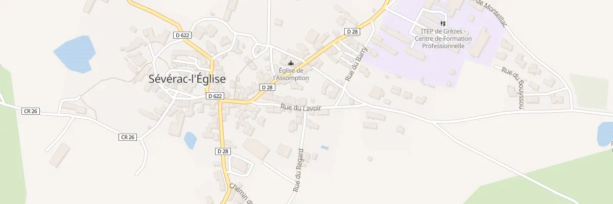 Plan du 65 Rue du Lavoir à Laissac-Sévérac l’Église