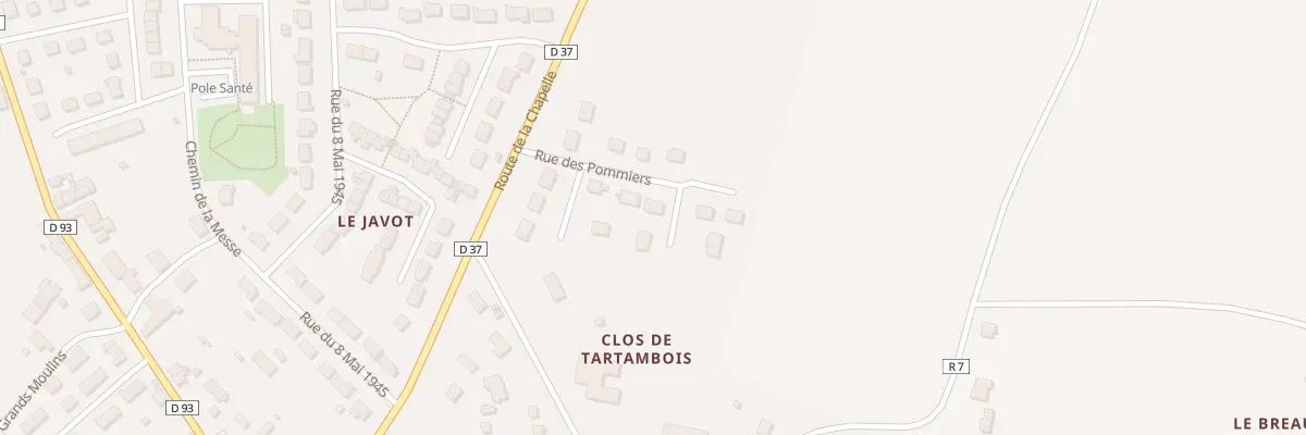 Plan du 5 Rue des Pommiers à Châtillon-Coligny