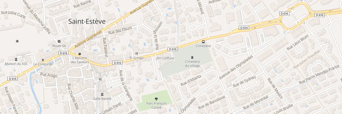 Plan du 40 Av Gilbert Brutus à Saint-Estève