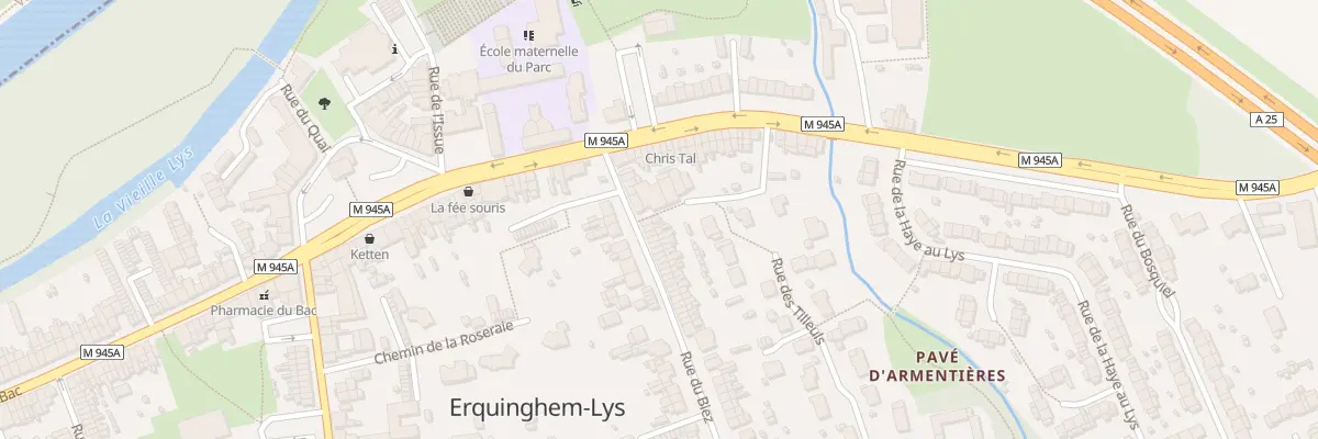 Plan du 59 Rue du Biez à Erquinghem-Lys