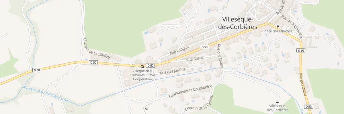 Plan du 58 Gr Grand Rue à Villesèque-des-Corbières