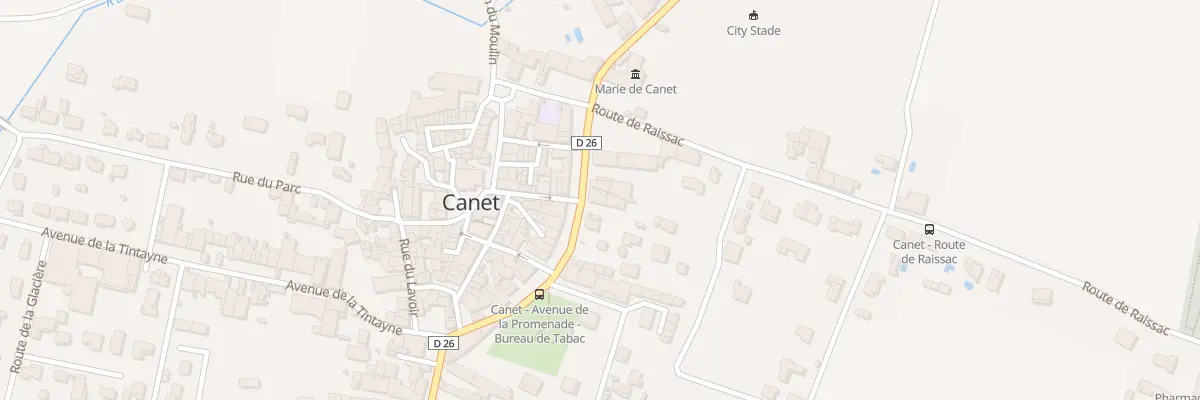 Plan du 5 Av de la Promenade à Canet