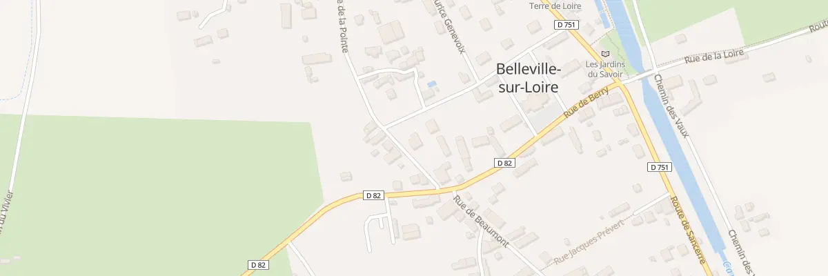 Plan du 6 Rue de la Pointe à Belleville-sur-Loire