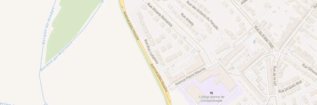 Plan du 157 Rue Jean Lefebvre à Nieppe