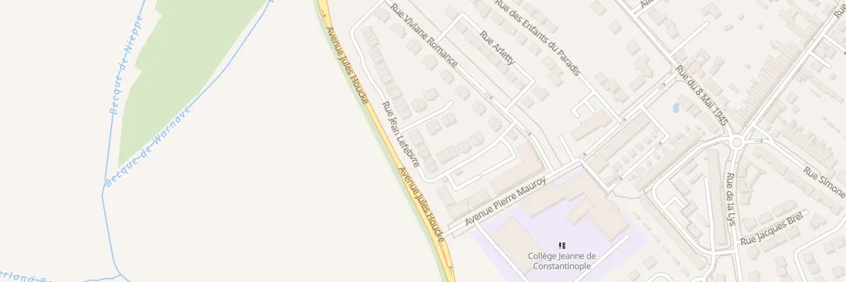 Plan du 151 Rue Jean Lefebvre à Nieppe