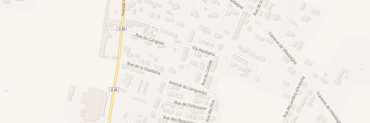 Plan du 5 Rue du Forum à Canet