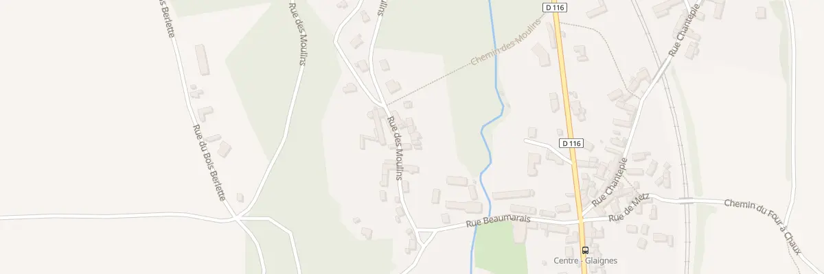 Plan du 36 Le Moulin à Ble à Glaignes