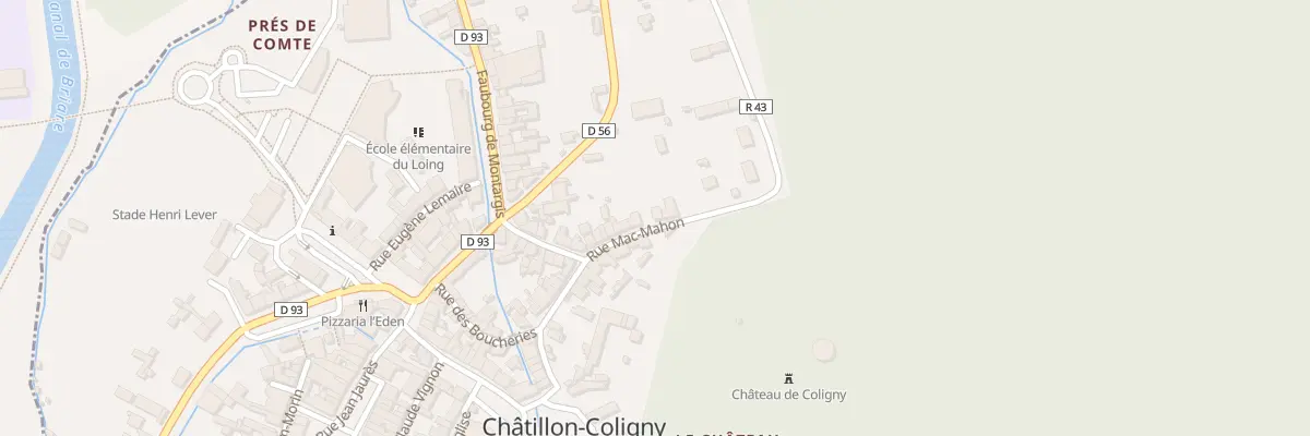 Plan du 25 Rue Mac Mahon à Châtillon-Coligny