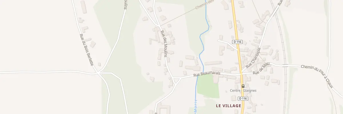Plan du 40 Le Moulin à Ble à Glaignes