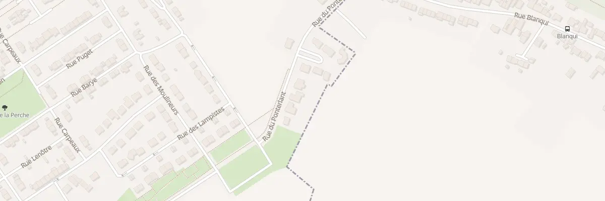 Plan du 13 Rue Ponterlant à Avion