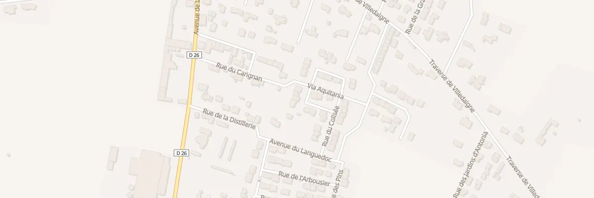 Plan du 7 Rue du Forum à Canet