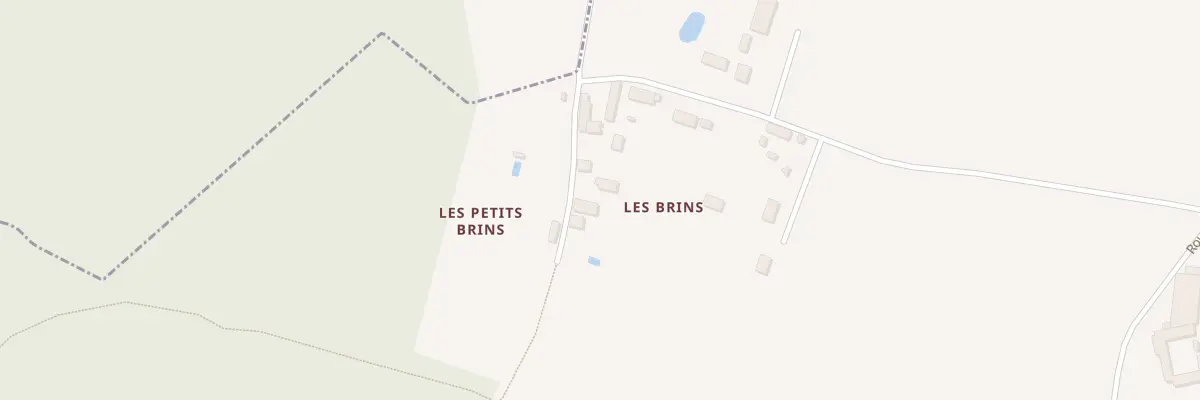 Plan du 607 Les Brins à Louzouer