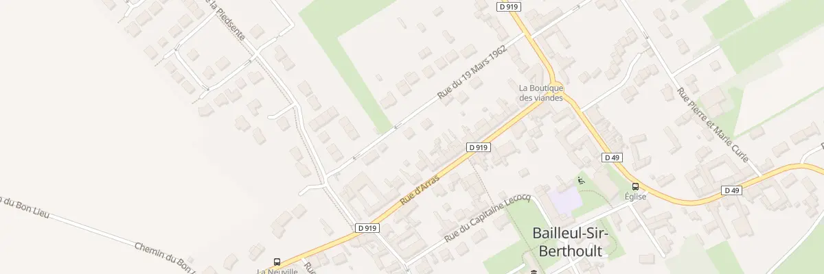 Plan du 15 Rue du 19 Mars à Bailleul-Sir-Berthoult