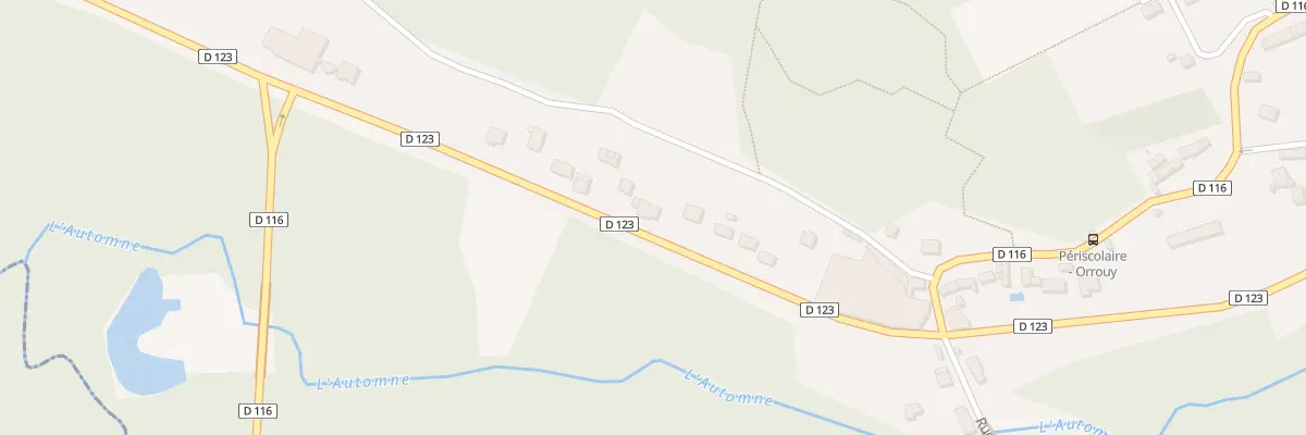 Plan du 42 Rte de Verberie à Orrouy