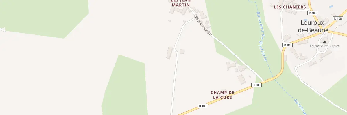 Plan du 6 Chem des Jean Martin à Louroux-de-Beaune