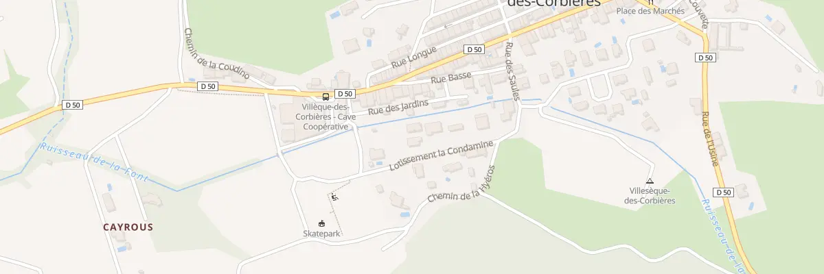 Plan du 8B Lot la Condamine à Villesèque-des-Corbières