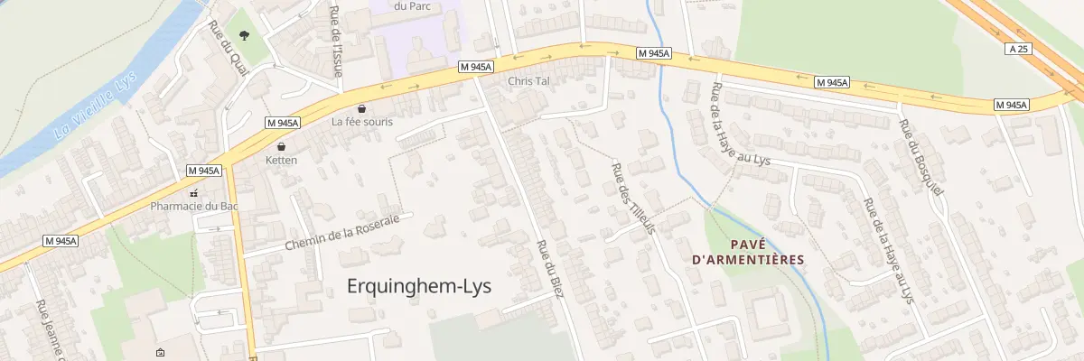 Plan du 103 Rue du Biez à Erquinghem-Lys