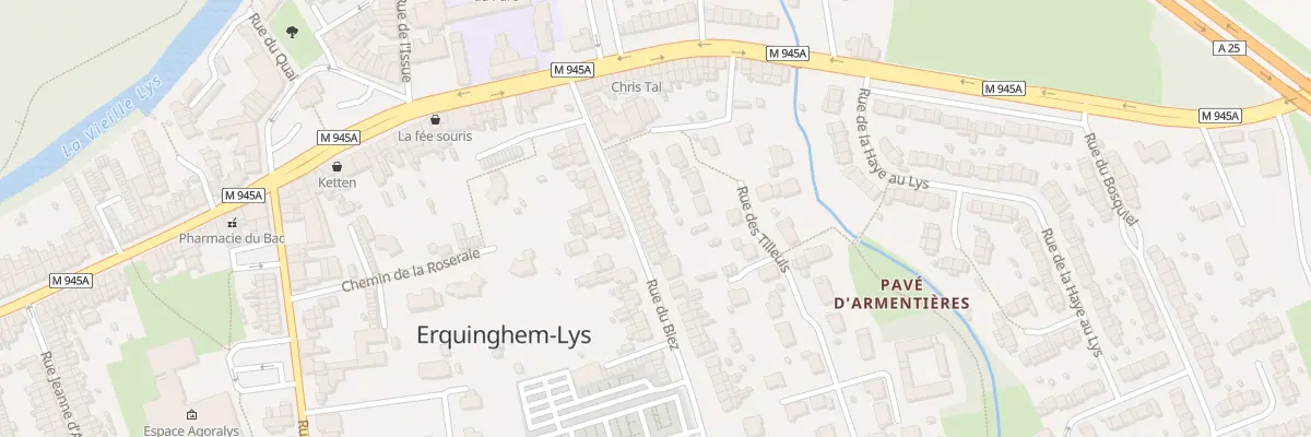 Plan du 111 Rue du Biez à Erquinghem-Lys