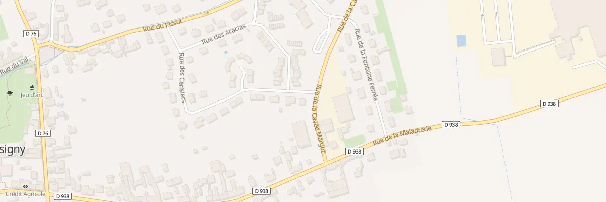 Plan du 29 Rue des Cerisiers à Lassigny