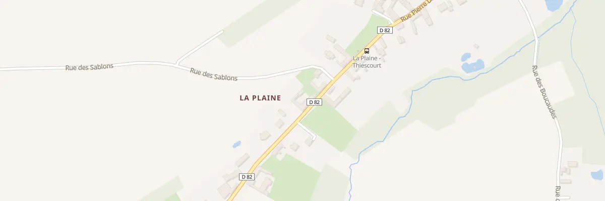 Plan du 132 Rue Pierre Duchemin à Thiescourt