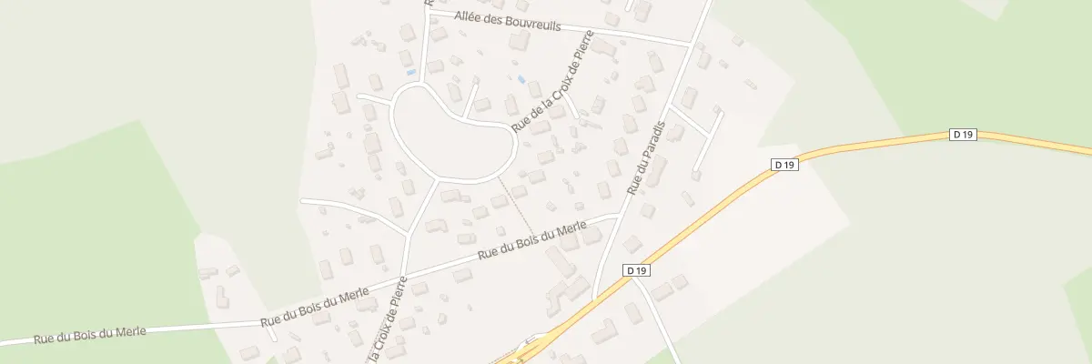 Plan du 9019 Rue de la Croix de Pierre à Saint-Georges-de-Mons